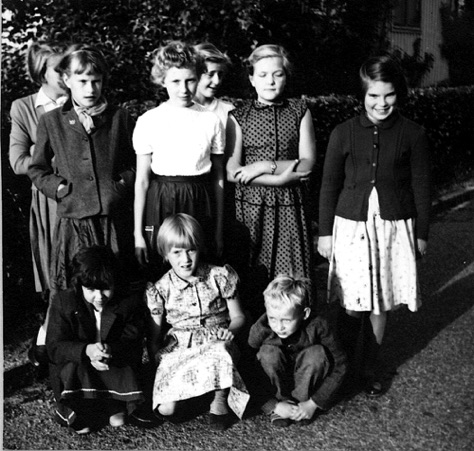 1955FödelsedagskalasRoger7Maggan12år2.jpg